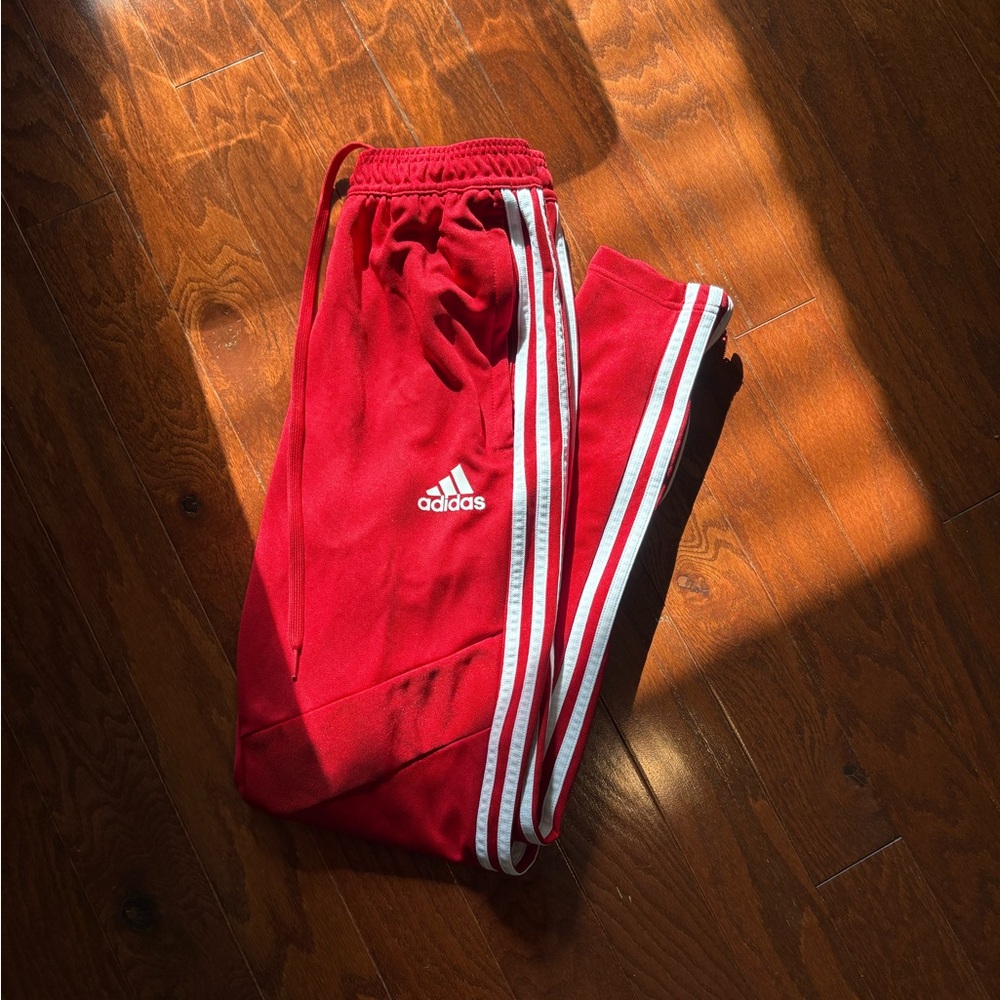Red Adidas Joggers